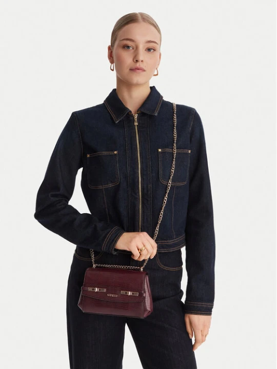 Zdjęcie produktu Guess Torebka Melinda Mini HWKL99 33780 Bordowy
