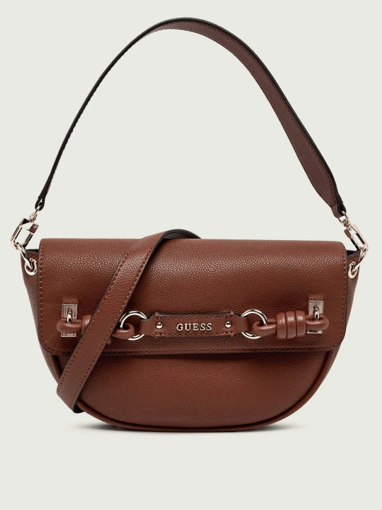 Zdjęcie produktu Guess Torebka na ramię Camelia brązowy