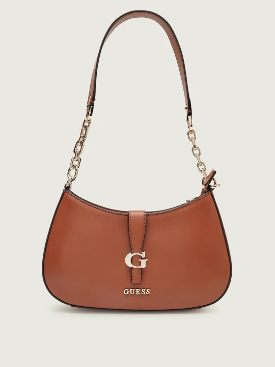 Zdjęcie produktu Guess Torebka na ramię CARRIE brązowy