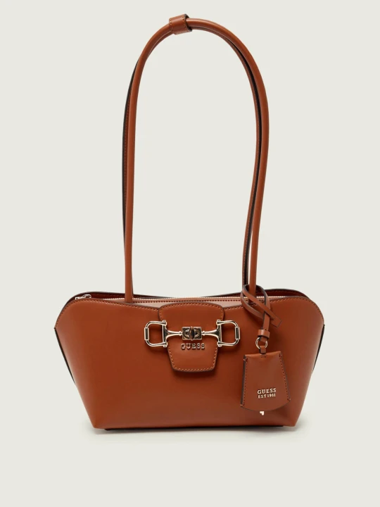 Zdjęcie produktu Guess Torebka na ramię JANIE brązowy