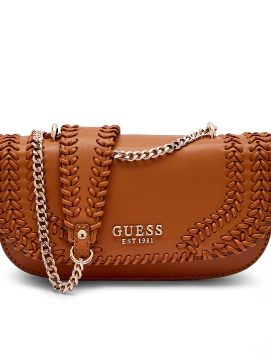 Zdjęcie produktu Guess Torebka na ramię TATUM brązowy