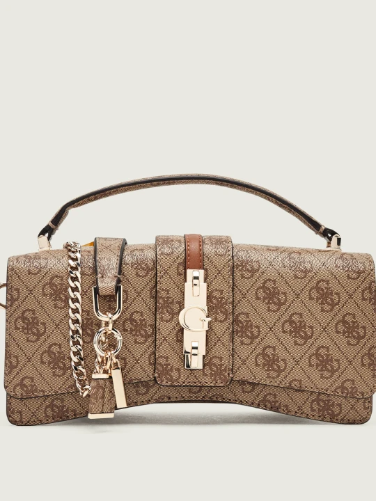 Zdjęcie produktu Guess Torebka na ramię Yvonne beżowy