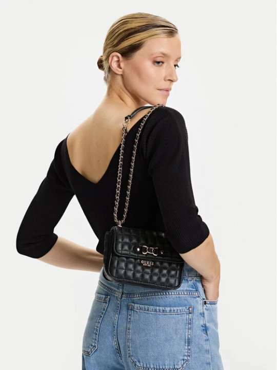 Zdjęcie produktu Guess Torebka Nadira Mini HWQG84 24780 Czarny