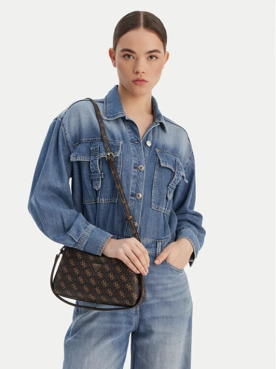 Zdjęcie produktu Guess Torebka Noelle II Mini HWQG96 72730 Brązowy