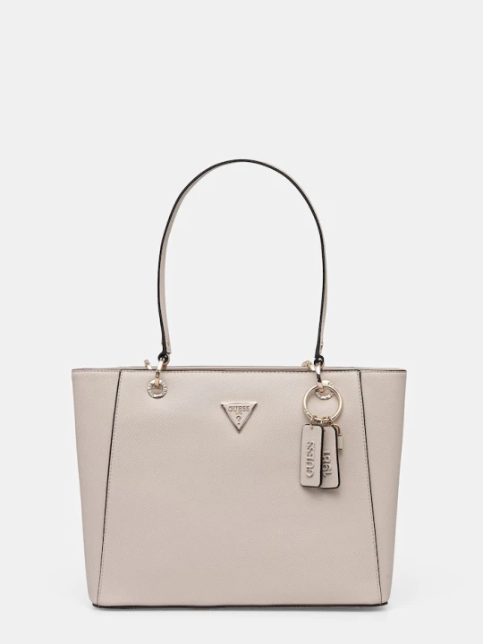 Zdjęcie produktu Guess torebka shopper damska z imitacji skóry NOELLE beżowy