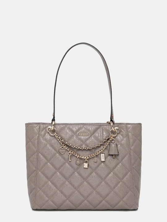 Zdjęcie produktu Guess torebka shopper damska LIBBY beżowy