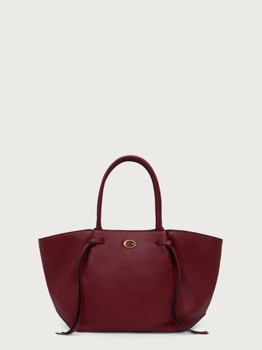 Zdjęcie produktu Guess torebka shopper damska z imitacji skóry ALLEGRA czerwony