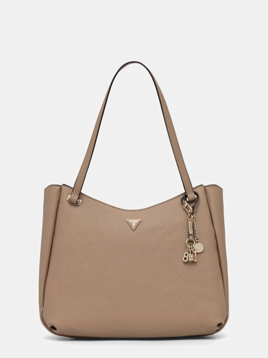 Zdjęcie produktu Guess torebka shopper damska z imitacji skóry GILDA beżowy