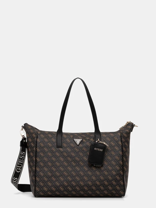 Zdjęcie produktu Guess torebka shopper damska z imitacji skóry LATONA brązowy