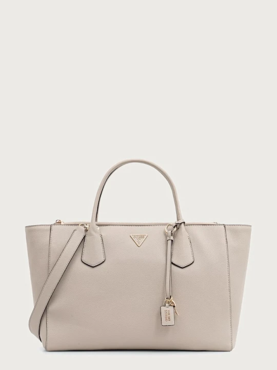 Zdjęcie produktu Guess torebka shopper damska z imitacji skóry MARISSA beżowy