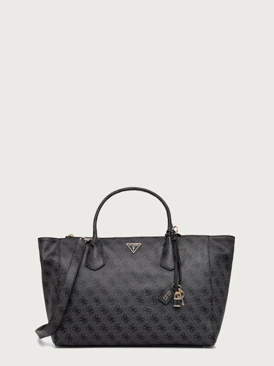 Zdjęcie produktu Guess torebka shopper damska z imitacji skóry MARISSA szary
