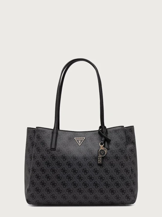 Zdjęcie produktu Guess torebka shopper damska z imitacji skóry NOELLE II szary