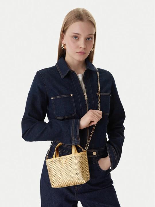 Zdjęcie produktu Guess Torebka Tasmin Mini HWRG99 31750 Złoty