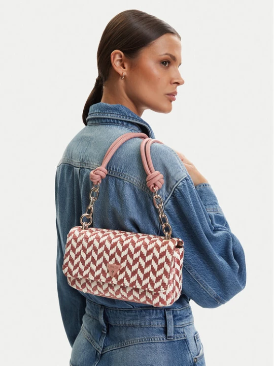 Zdjęcie produktu Guess Torebka Tessi HWWG76 91190 Różowy ciemny