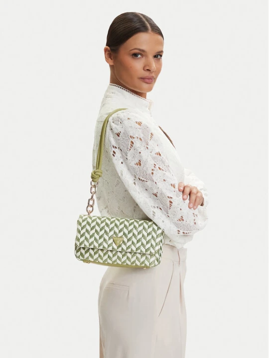 Zdjęcie produktu Guess Torebka Tessi HWWG76 91190 Zielony jasny