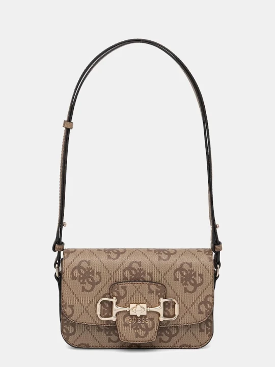 Zdjęcie produktu Guess torebka tote damska z imitacji skóry JANIE beżowy