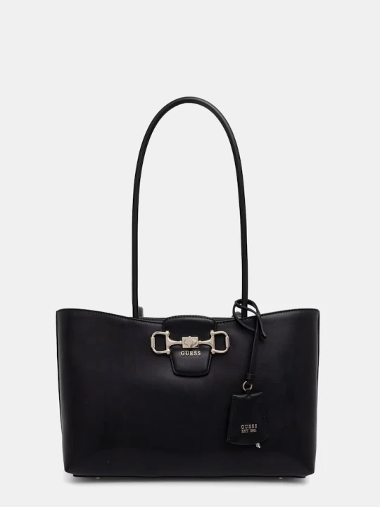 Zdjęcie produktu Guess torebka tote damska z imitacji skóry JANIE czarny