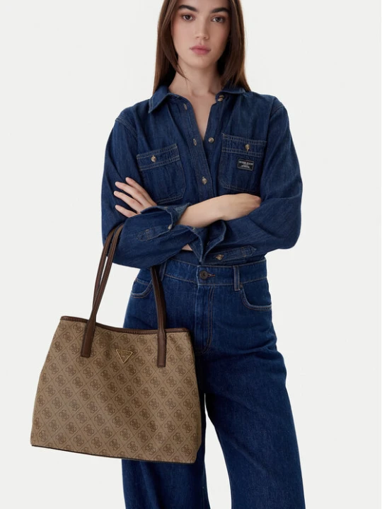 Zdjęcie produktu Guess Torebka Victtoria HWESG9 51428 Brązowy
