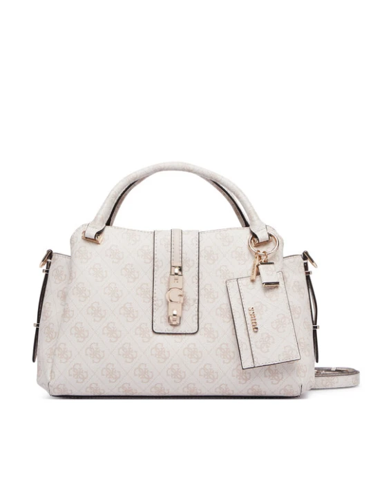 Zdjęcie produktu Guess Torebka Yvonne Logo HWSG23 78060 Kremowy