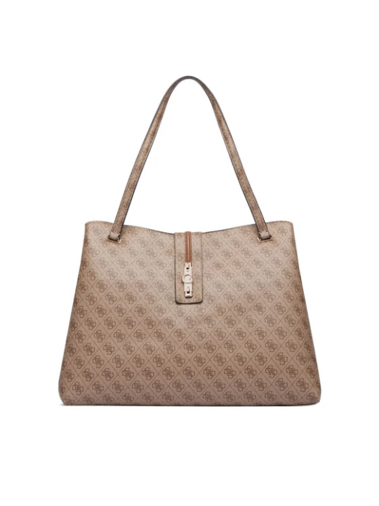 Zdjęcie produktu Guess Torebka Yvonne Logo Travel TWLB23 78024 Brązowy