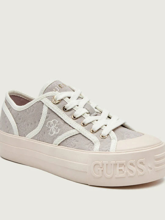 Zdjęcie produktu Guess Trampki ISSAH beżowy