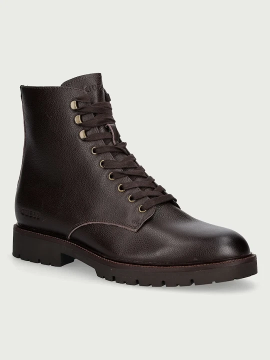 Zdjęcie produktu Guess trapery męskie skórzane BRAVIK brązowy
