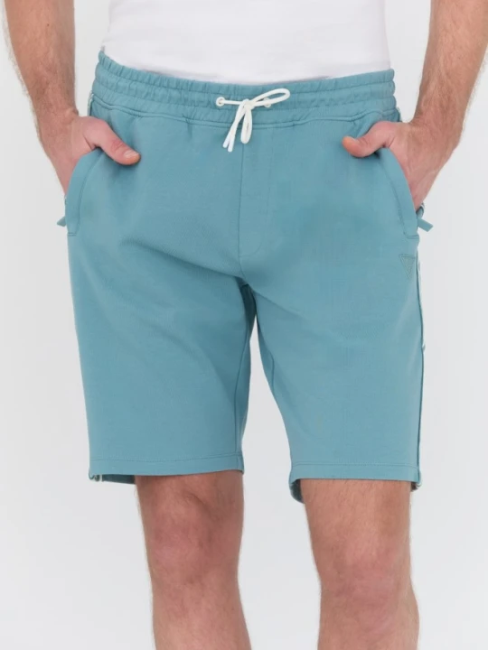 Zdjęcie produktu GUESS Turkusowe męskie shorty Arlo, Rozmiar XL Niebieski