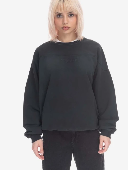 Zdjęcie produktu Guess U.S.A. bluza bawełniana Classic Logo Crewneck M2BQ01KBB40 czarny