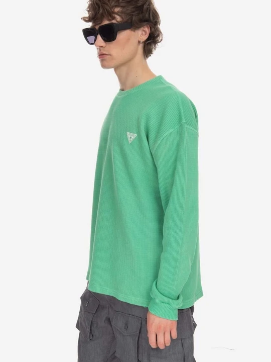 Zdjęcie produktu Guess U.S.A. sweter bawełniany zielony