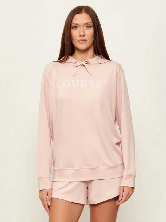Zdjęcie produktu Guess Underwear Bluza JUNIE | Relaxed fit pudrowy róż