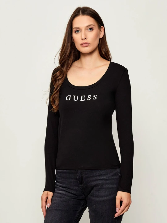 Zdjęcie produktu Guess Underwear Bluzka NEW CARRIE | Slim Fit czarny