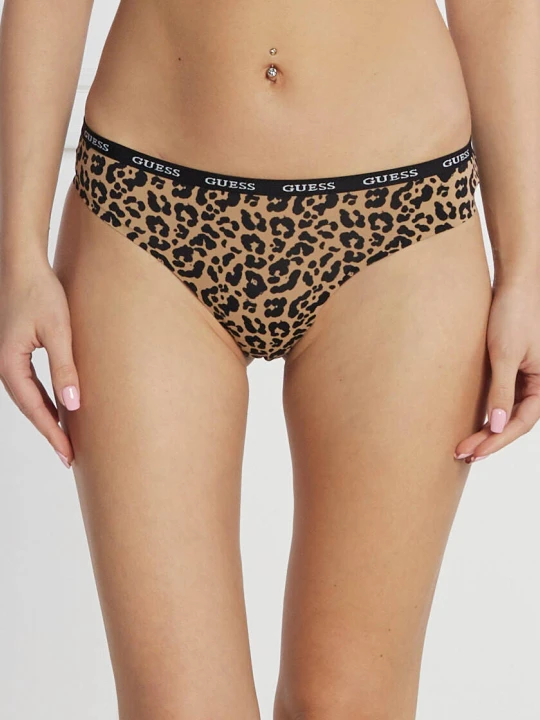 Zdjęcie produktu Guess Underwear Figi brazylijskie brązowy