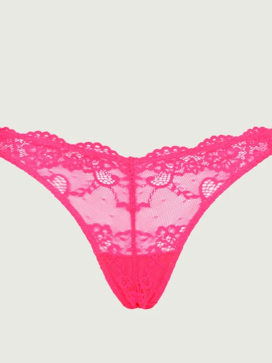 Zdjęcie produktu Guess Underwear Koronkowe stringi Jane różowy