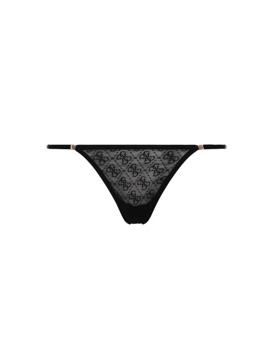 Zdjęcie produktu Guess Underwear Koronkowe stringi NORA czarny