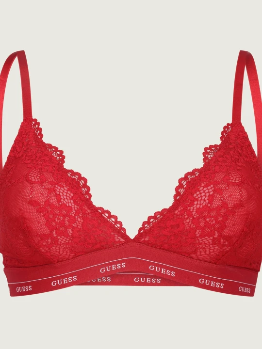 Zdjęcie produktu Guess Underwear Koronkowy biustonosz jane czerwony