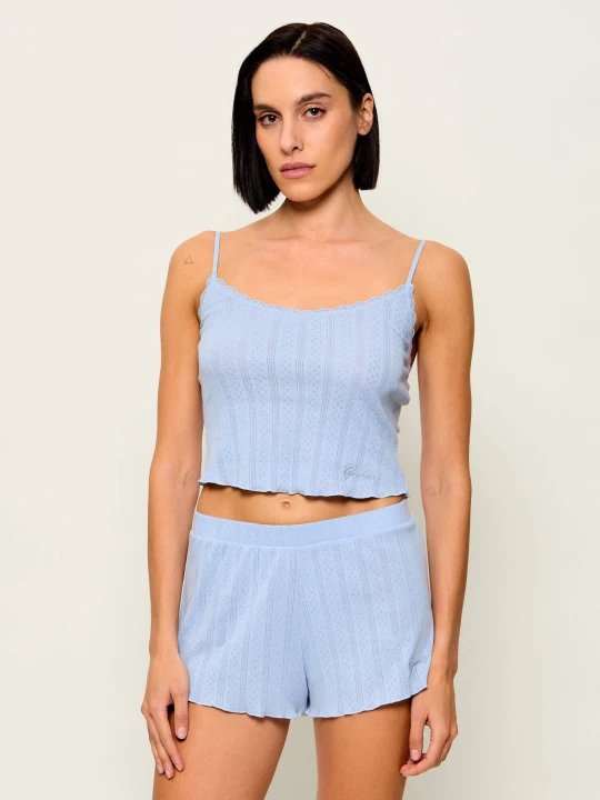 Zdjęcie produktu Guess Underwear Piżama Gisele | Regular Fit błękitny