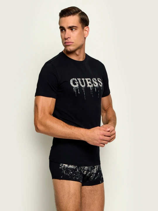 Zdjęcie produktu Guess Underwear Piżama Marlon | Slim Fit czarny