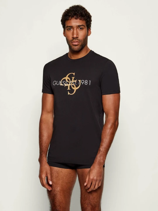 Zdjęcie produktu Guess Underwear Piżama | Regular Fit czarny