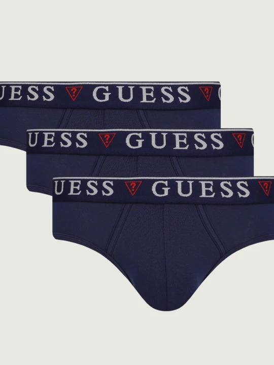 Zdjęcie produktu Guess Underwear Slipy 3-pack Brian Hero granatowy