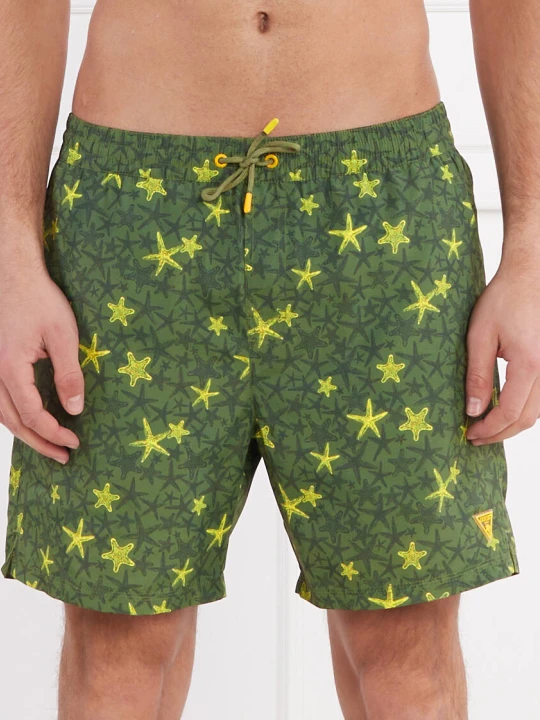 Zdjęcie produktu Guess Underwear Szorty kąpielowe | Regular Fit zielony