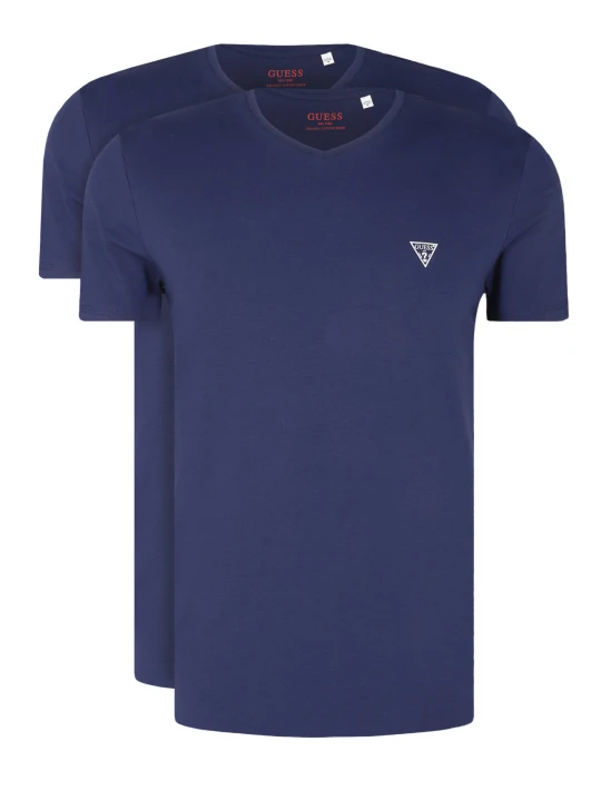 Zdjęcie produktu Guess Underwear T-shirt 2-pack CALEB HERO | Regular Fit | stretch granatowy