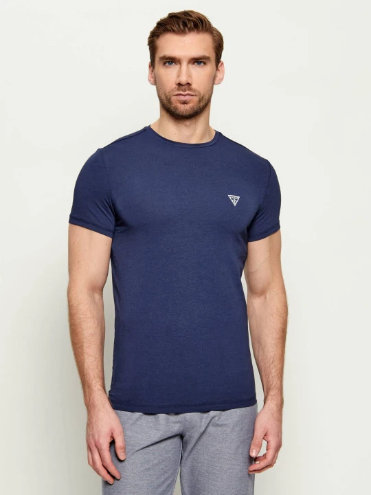 Zdjęcie produktu Guess Underwear T-shirt CALEB HERO | Slim Fit | stretch granatowy