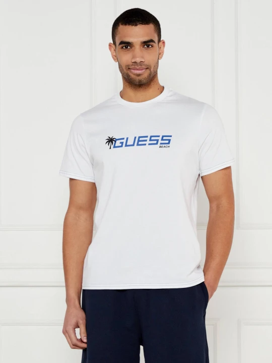 Zdjęcie produktu Guess Underwear T-shirt PALM LOGO | Regular Fit biały