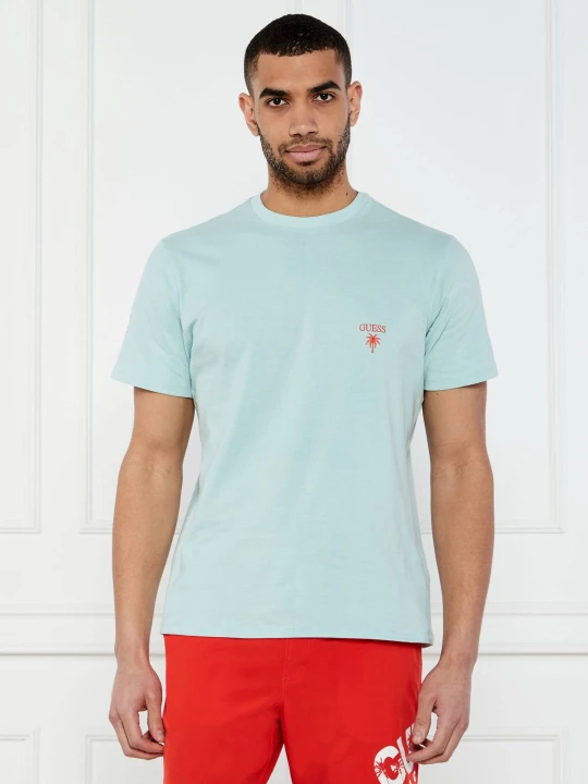Zdjęcie produktu Guess Underwear T-shirt | Regular Fit miętowy