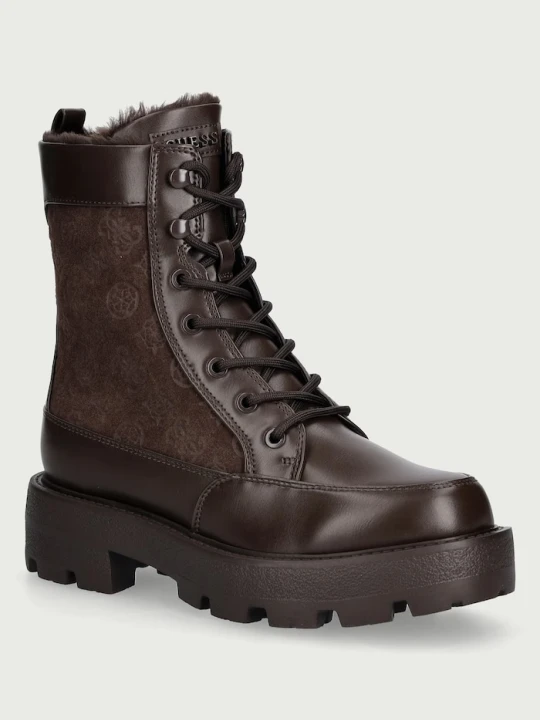 Zdjęcie produktu Guess workery na platformie damskie YAROLEN brązowy