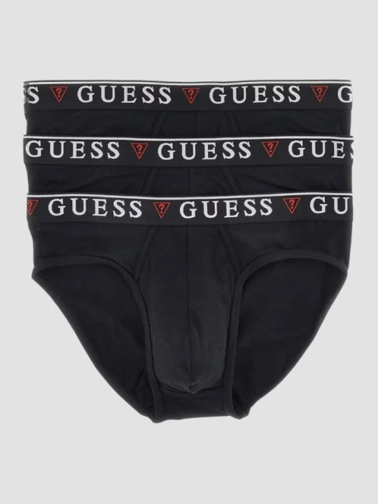 Zdjęcie produktu GUESS Zestaw czarnej męskiej bielizny slipy 3 Pack, Rozmiar S
