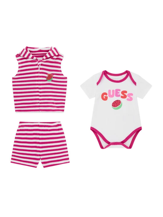 Zdjęcie produktu Guess Zestaw dla niemowląt H6GW05 KF891 Różowy