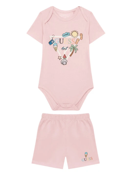 Zdjęcie produktu Guess Zestaw dla niemowląt H6GW08 K6YW1 Różowy Regular Fit