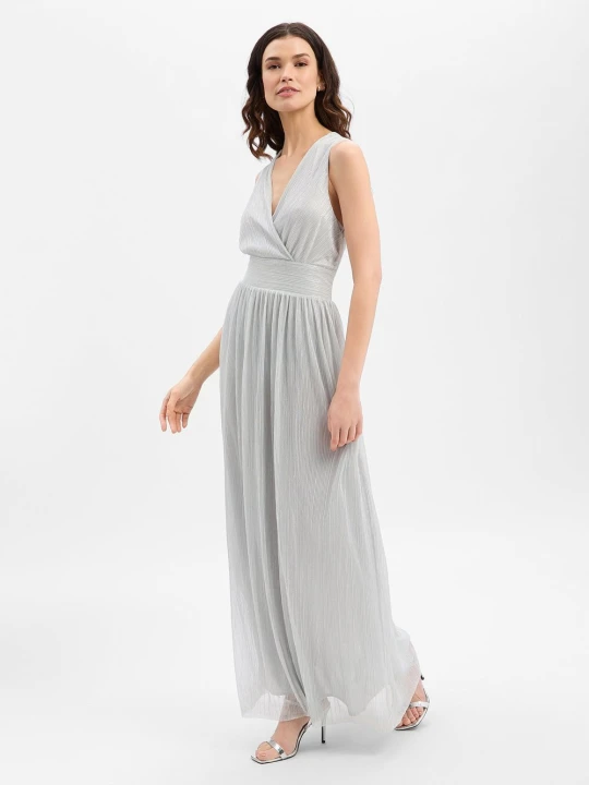 Zdjęcie produktu Guido Maria Kretschmer sukienka wieczorowa - Lady in Silver Kobiety srebrny