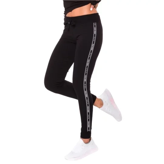 Zdjęcie produktu GymHero Leggins COMFY, Damskie, Czarne, leginsy, bawełna, rozmiar: S